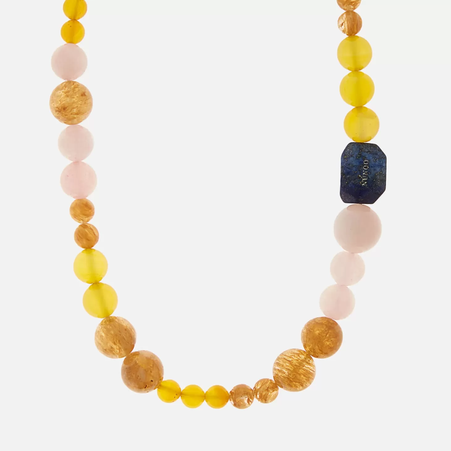 Happy Yellow Crystal Necklace*Nunoo Online