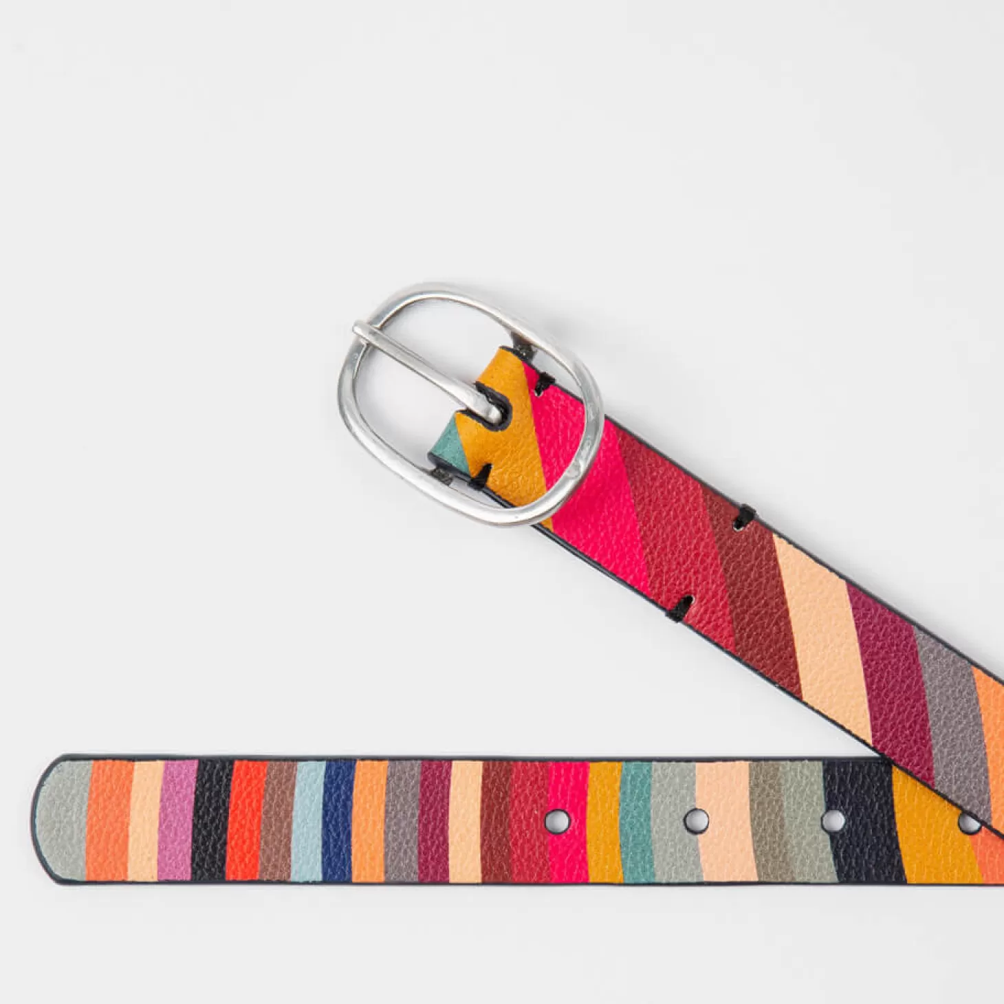 Women's Reversible Swirl Belt - Multicolour*Paul Smith Store