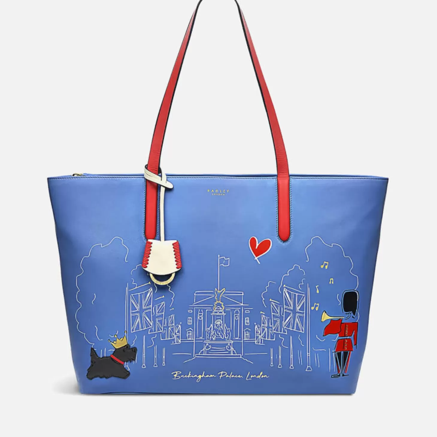Women's The Coronation Large Zip Top Tote Bag - Regal Blue*Radley Cheap