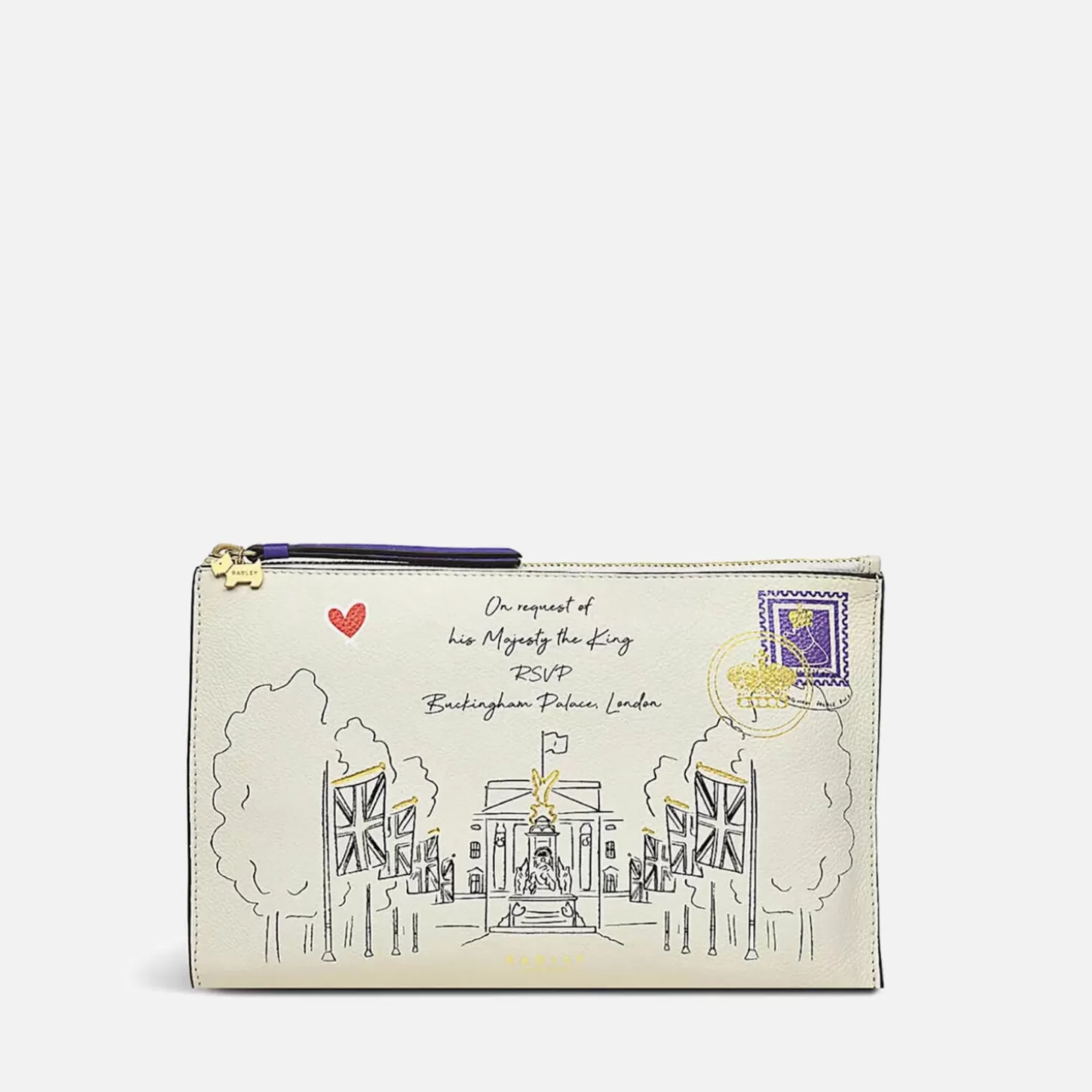 Women's The Coronation Medium Zip Top Wristlet - Chalk*Radley Store
