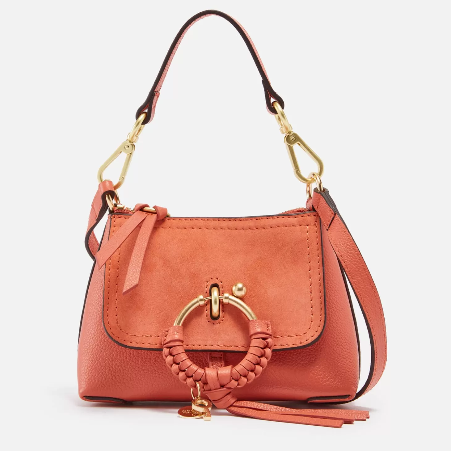 Joan Mini Suede And Leather Shoulder Bag*See By Chloe Outlet