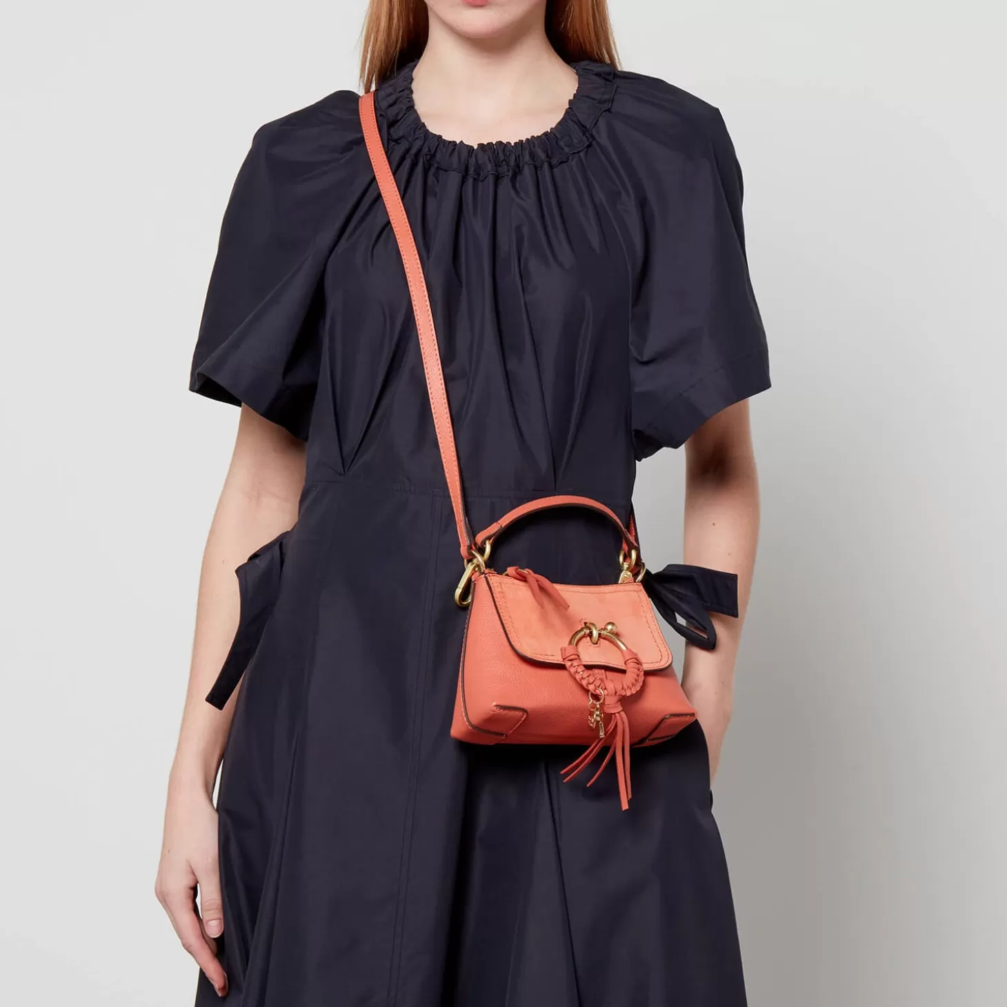 Joan Mini Suede And Leather Shoulder Bag*See By Chloe Outlet