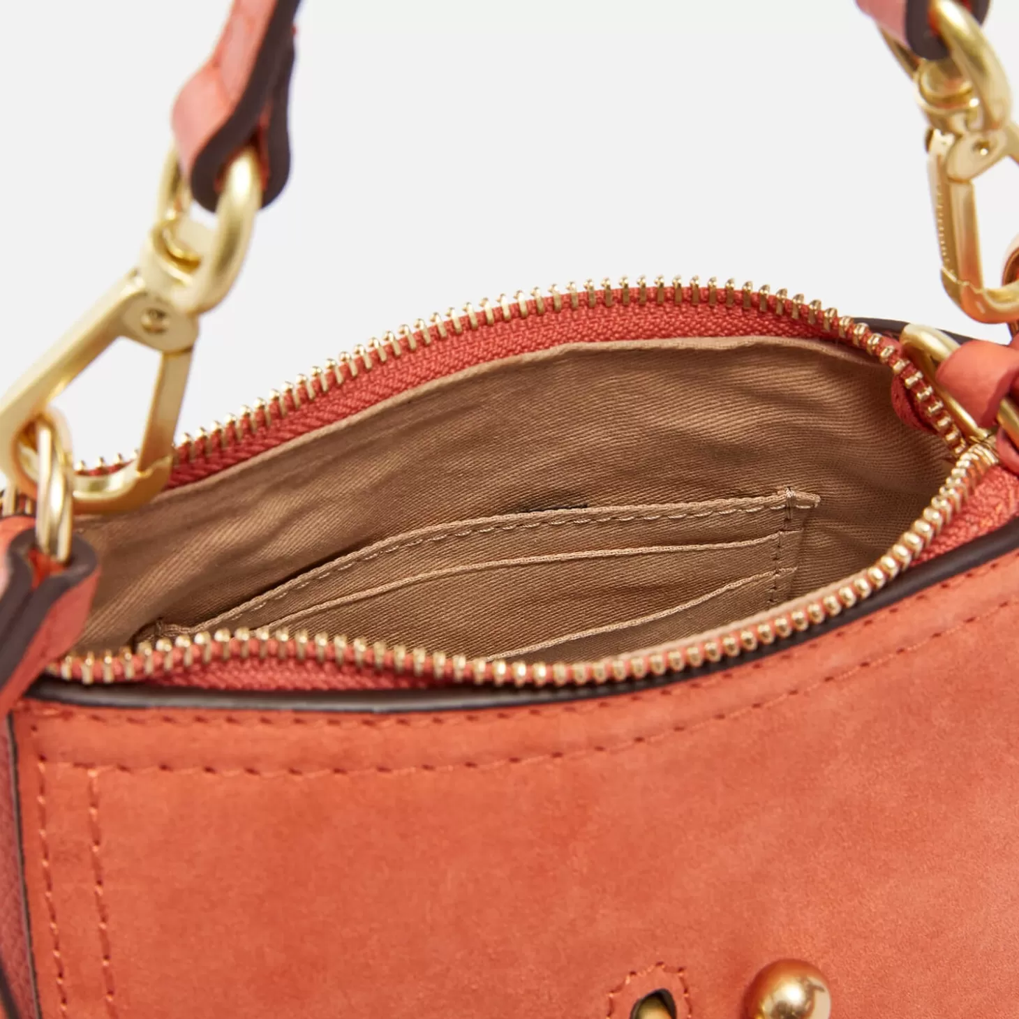 Joan Mini Suede And Leather Shoulder Bag*See By Chloe Outlet