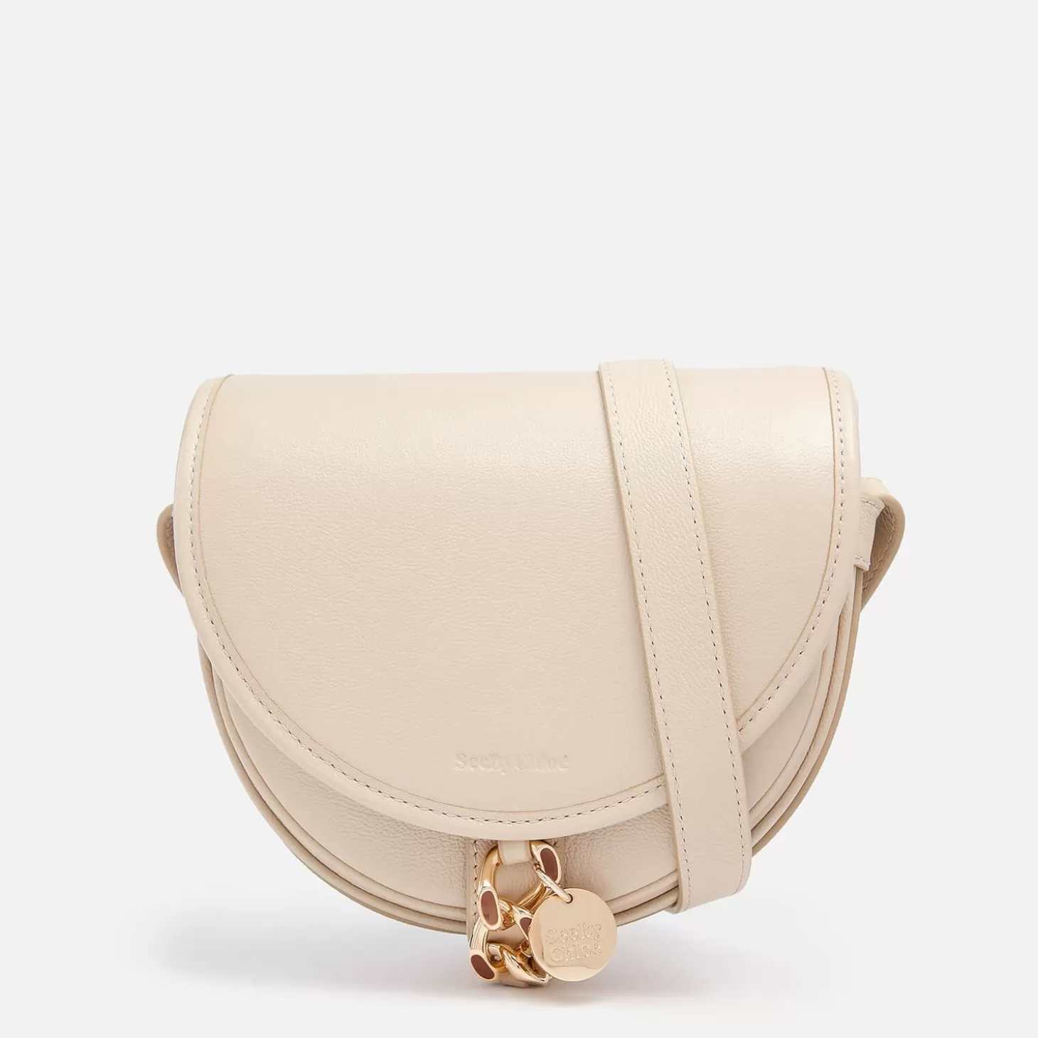 Women's Small Mara Saddle Bag - Cement Beige*See By Chloe Cheap