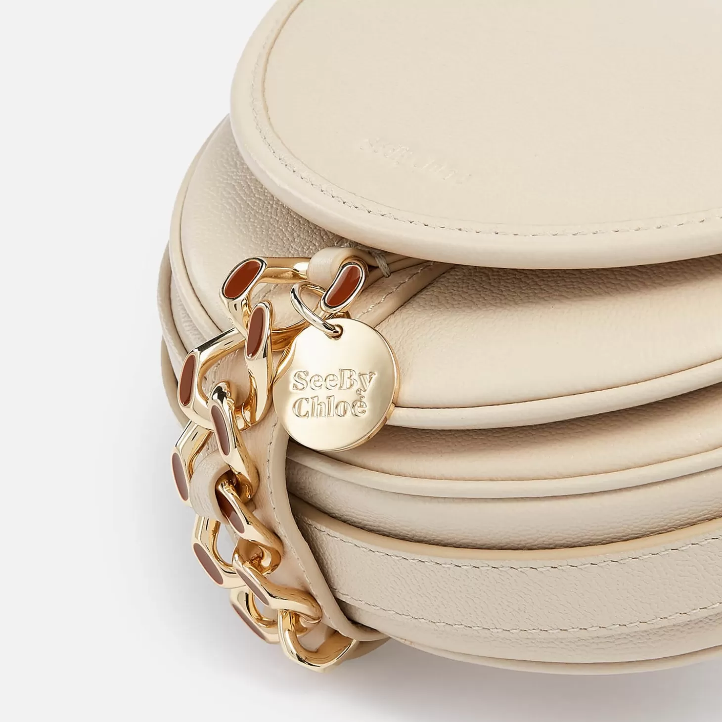 Women's Small Mara Saddle Bag - Cement Beige*See By Chloe Cheap