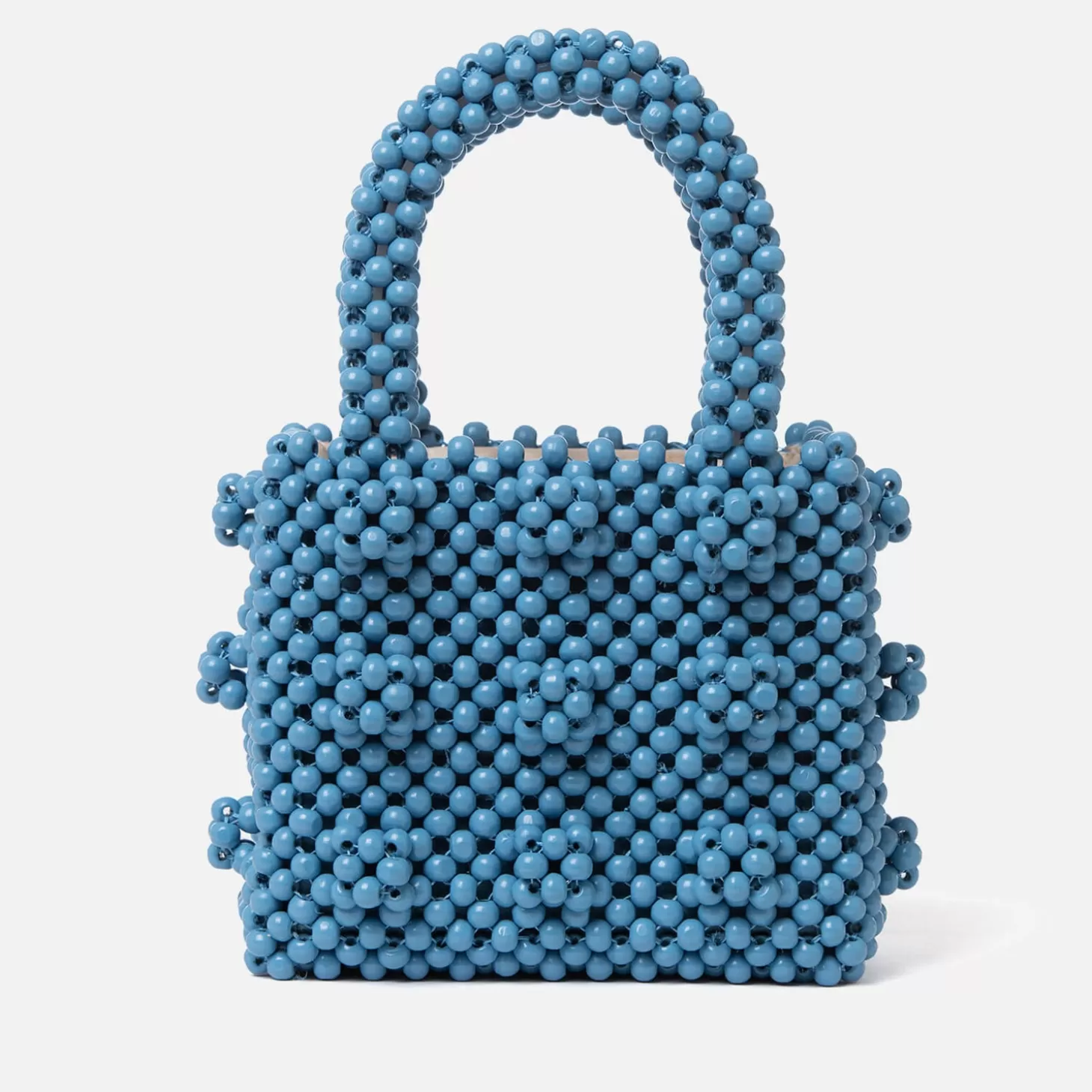 Mini Antonia Wooden Beaded Bag*Shrimps Hot