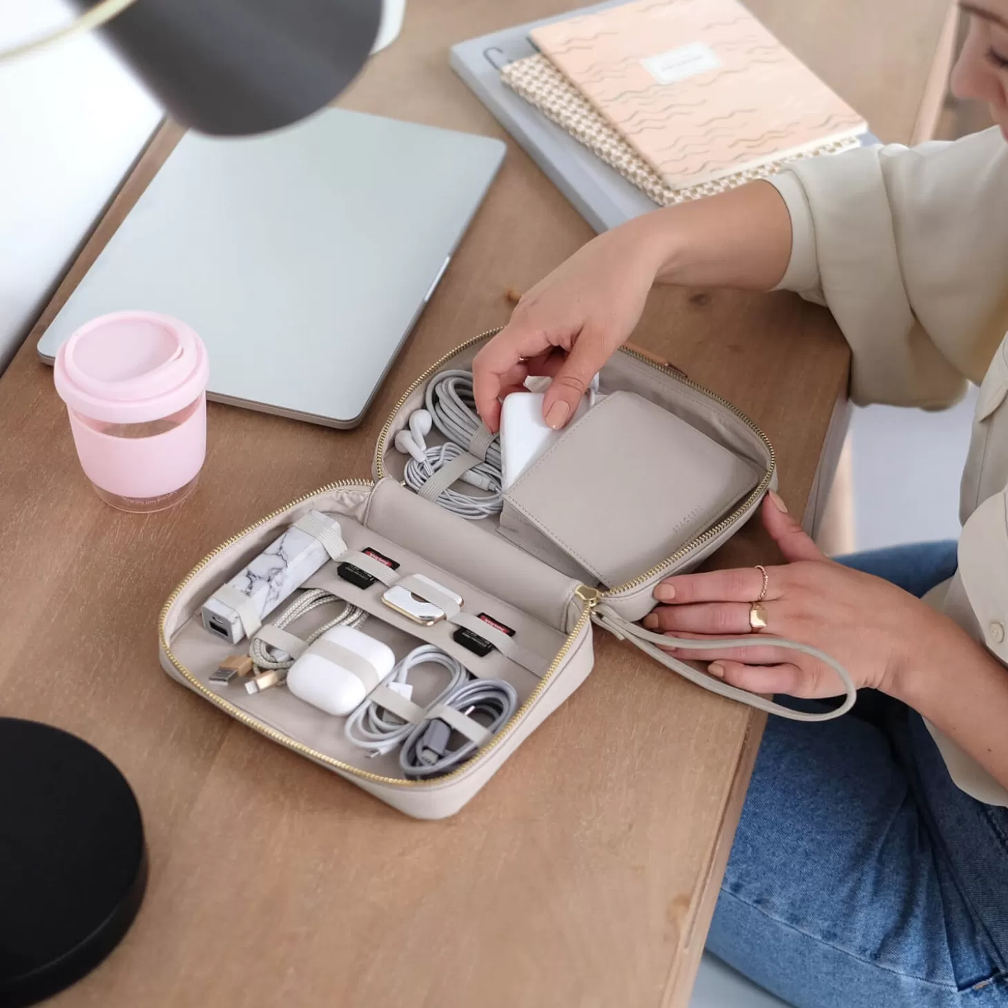 Cable Tidy - Taupe*Stackers Online