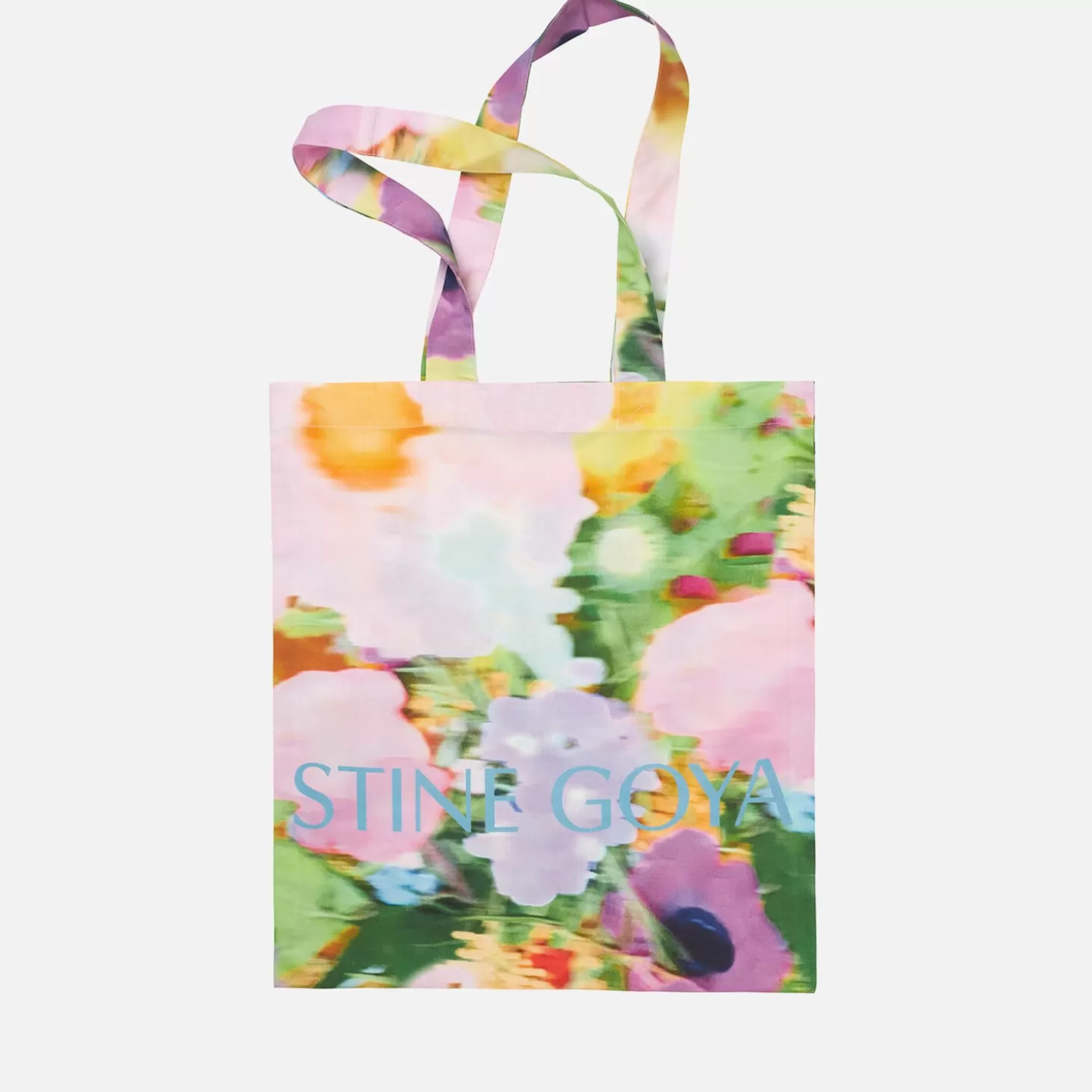 Floral-Printed Organic Cotton-Canvas Rita Tote Bag*Stine Goya Store