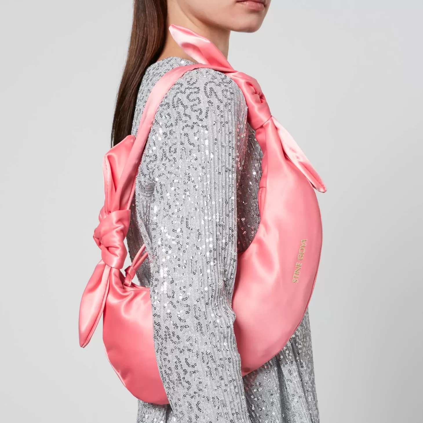 Julius Knotted Satin Bag*Stine Goya Online
