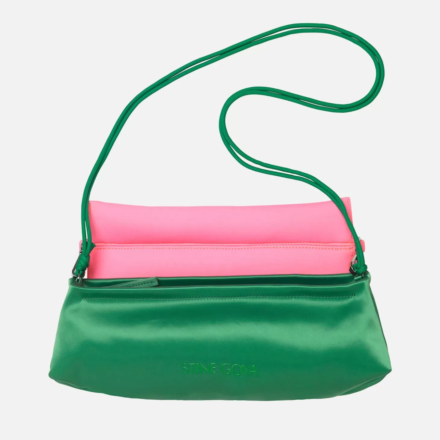 Trapeze Satin-Feel Clutch Bag*Stine Goya Cheap