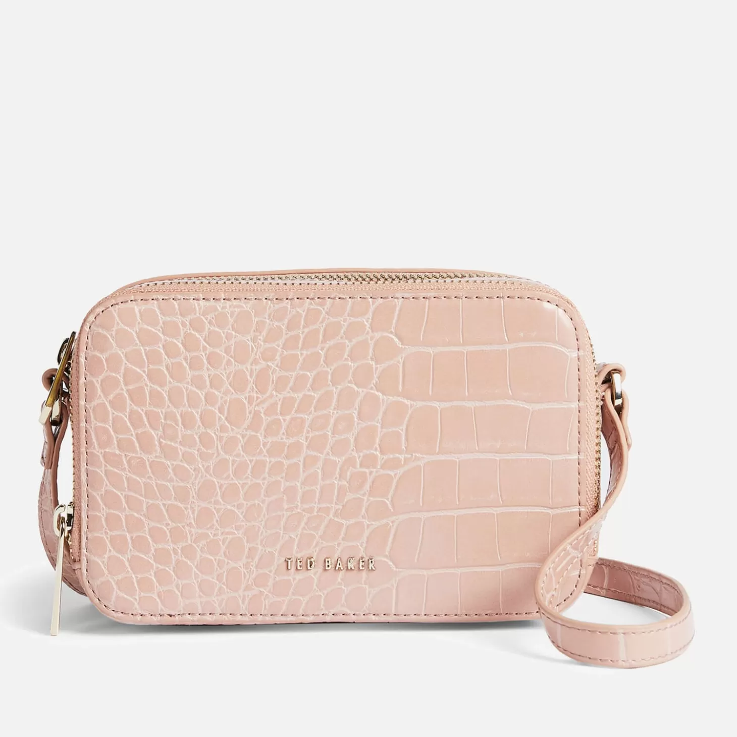 Women's Stina Double Zip Mini Camera Bag - Mid-Pink*Ted Baker Clearance