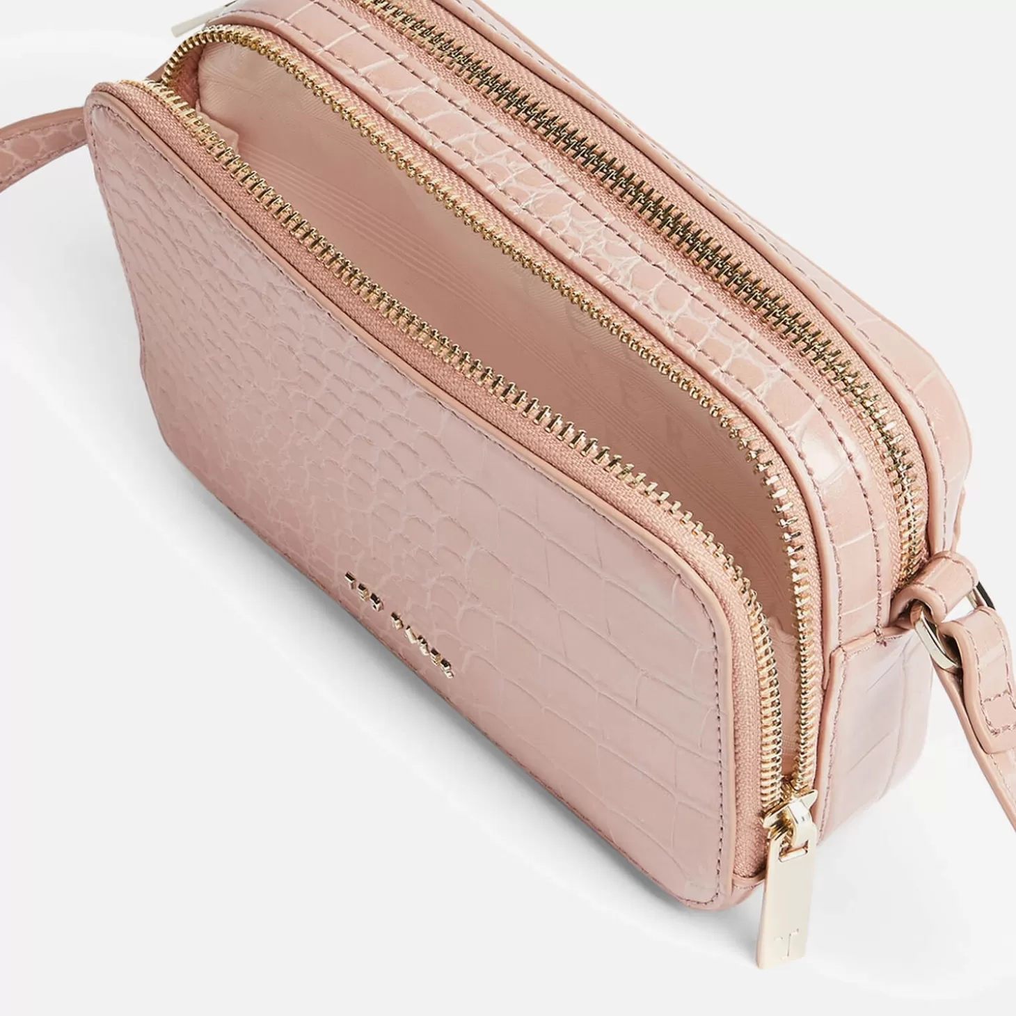Women's Stina Double Zip Mini Camera Bag - Mid-Pink*Ted Baker Clearance