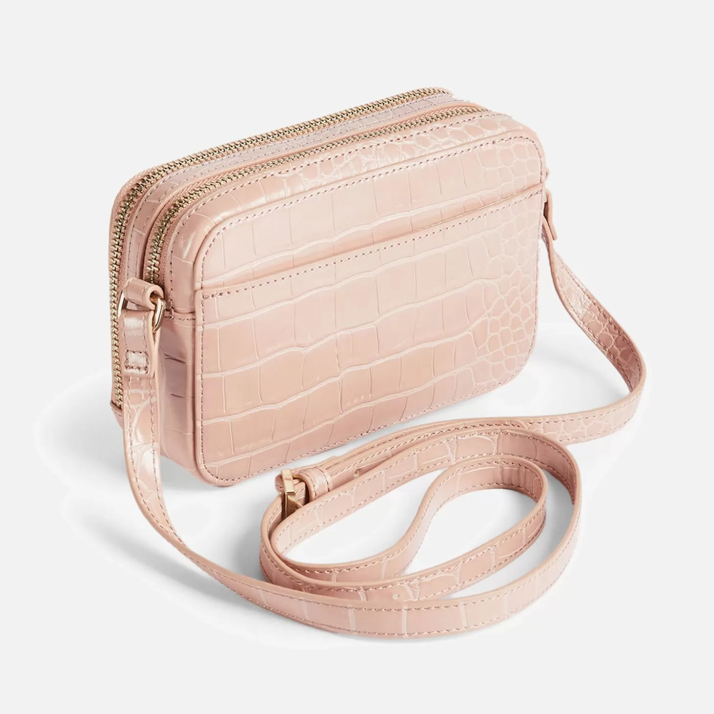 Women's Stina Double Zip Mini Camera Bag - Mid-Pink*Ted Baker Clearance