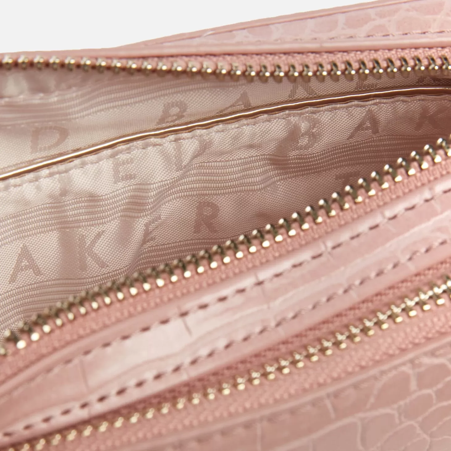 Women's Stina Double Zip Mini Camera Bag - Mid-Pink*Ted Baker Clearance