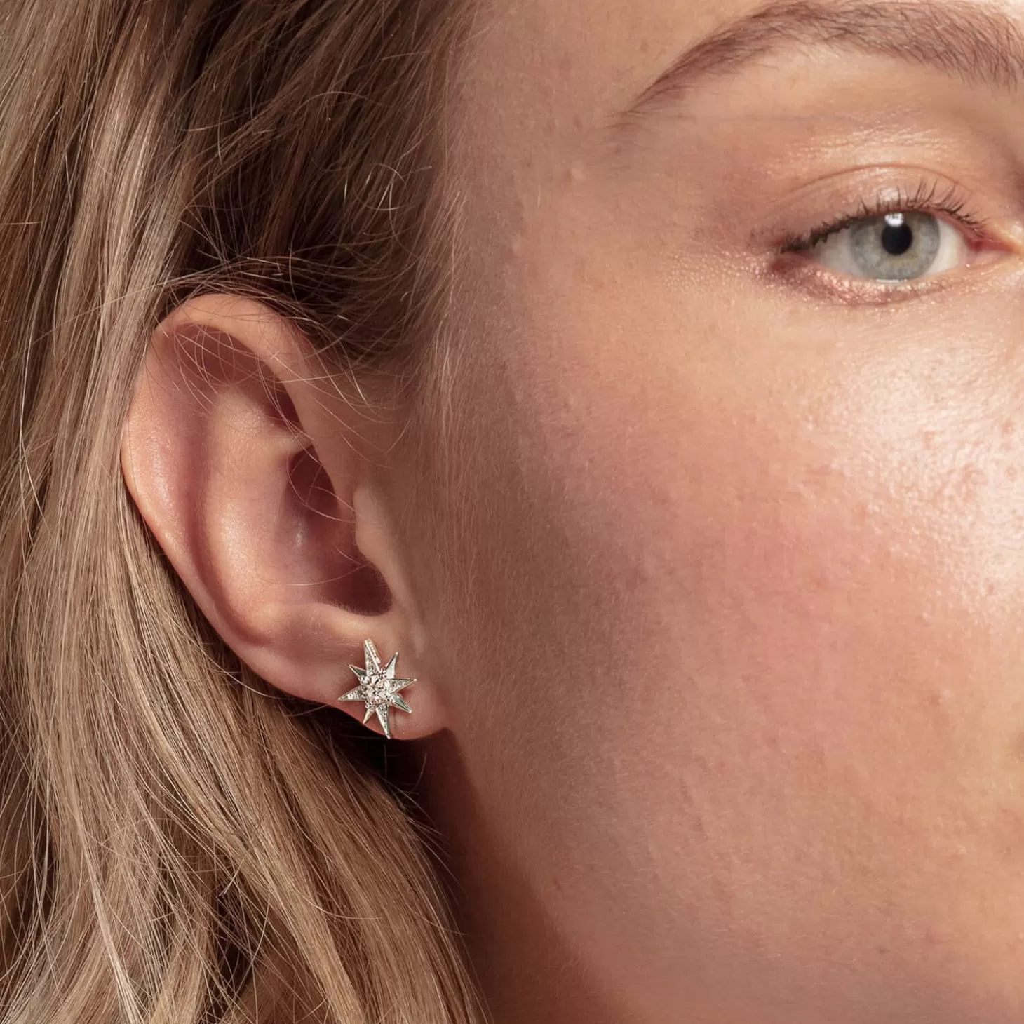 Women's Ear Studs - White*THOMAS SABO New