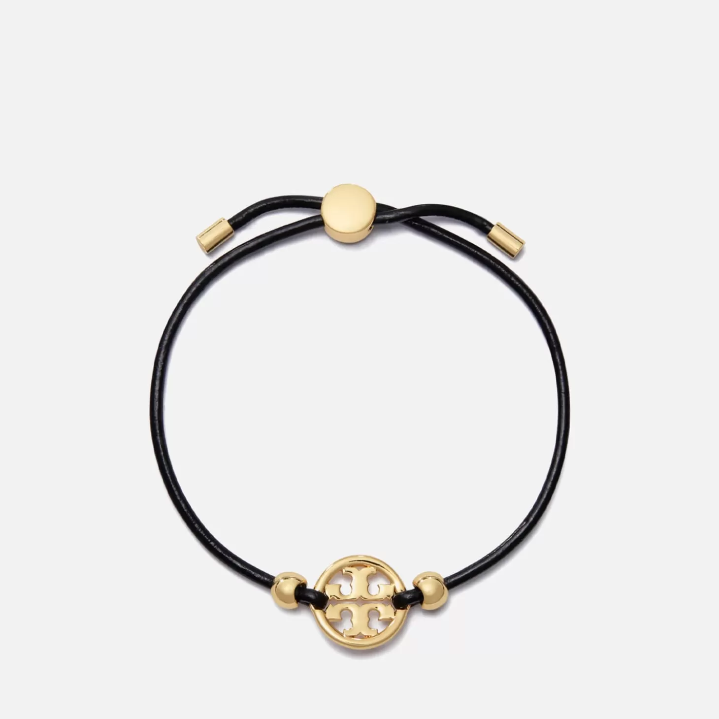 Miller Gold-Toneleather And Crystal Slider Bracelet*Tory Burch Fashion