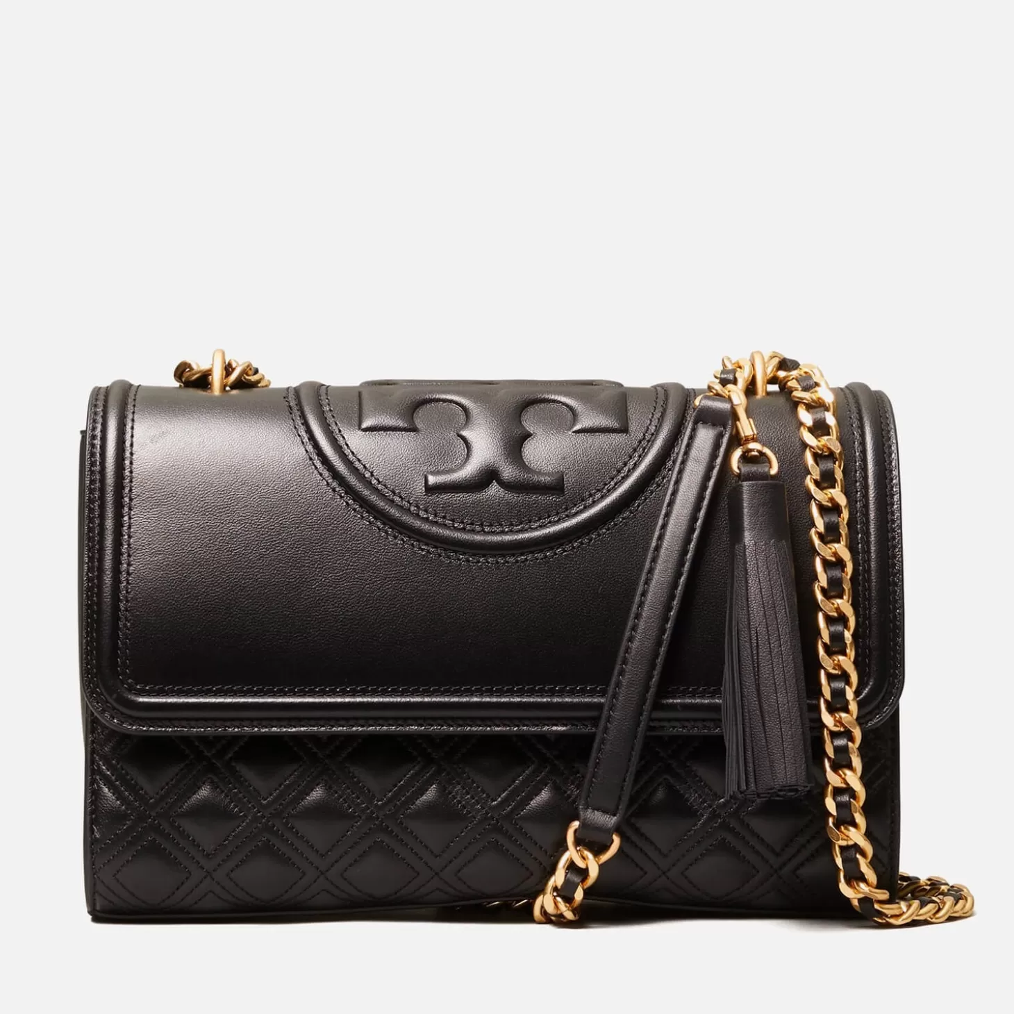 Women's Fleming Convertible Shoulder Bag - Black*Tory Burch Clearance