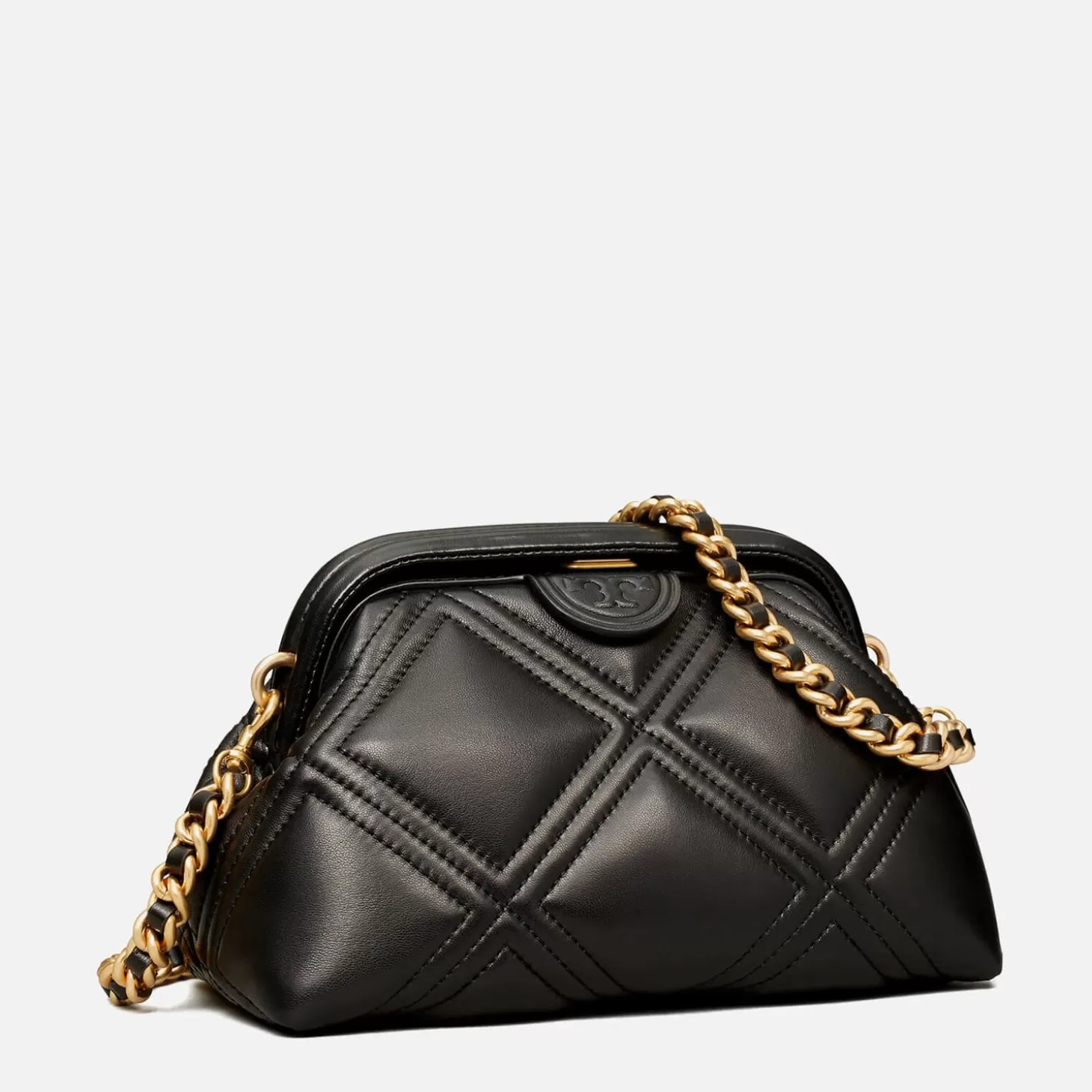 Women's Fleming Small Frame Clutch Bag - Black*Tory Burch Hot