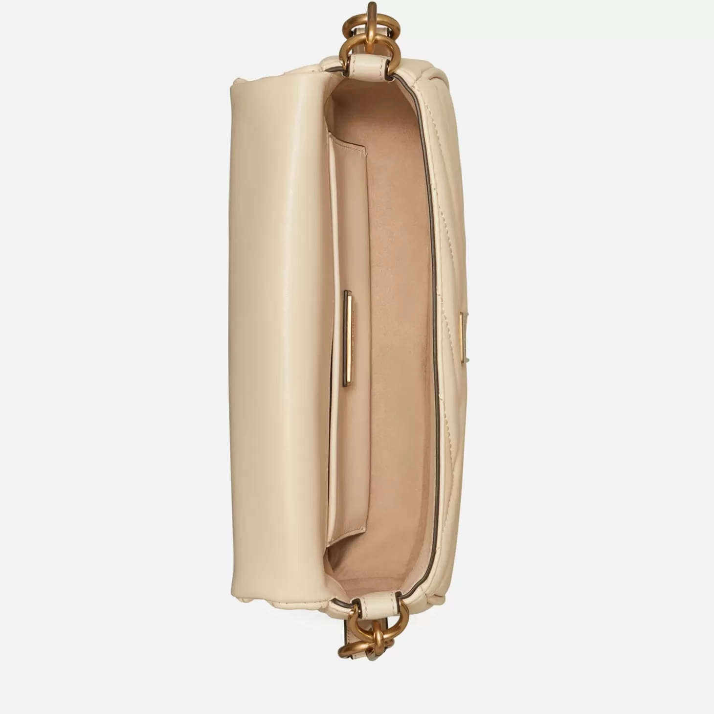 Women's Kira Chevron Small Flap Shoulder Bag - New Cream*Tory Burch Online