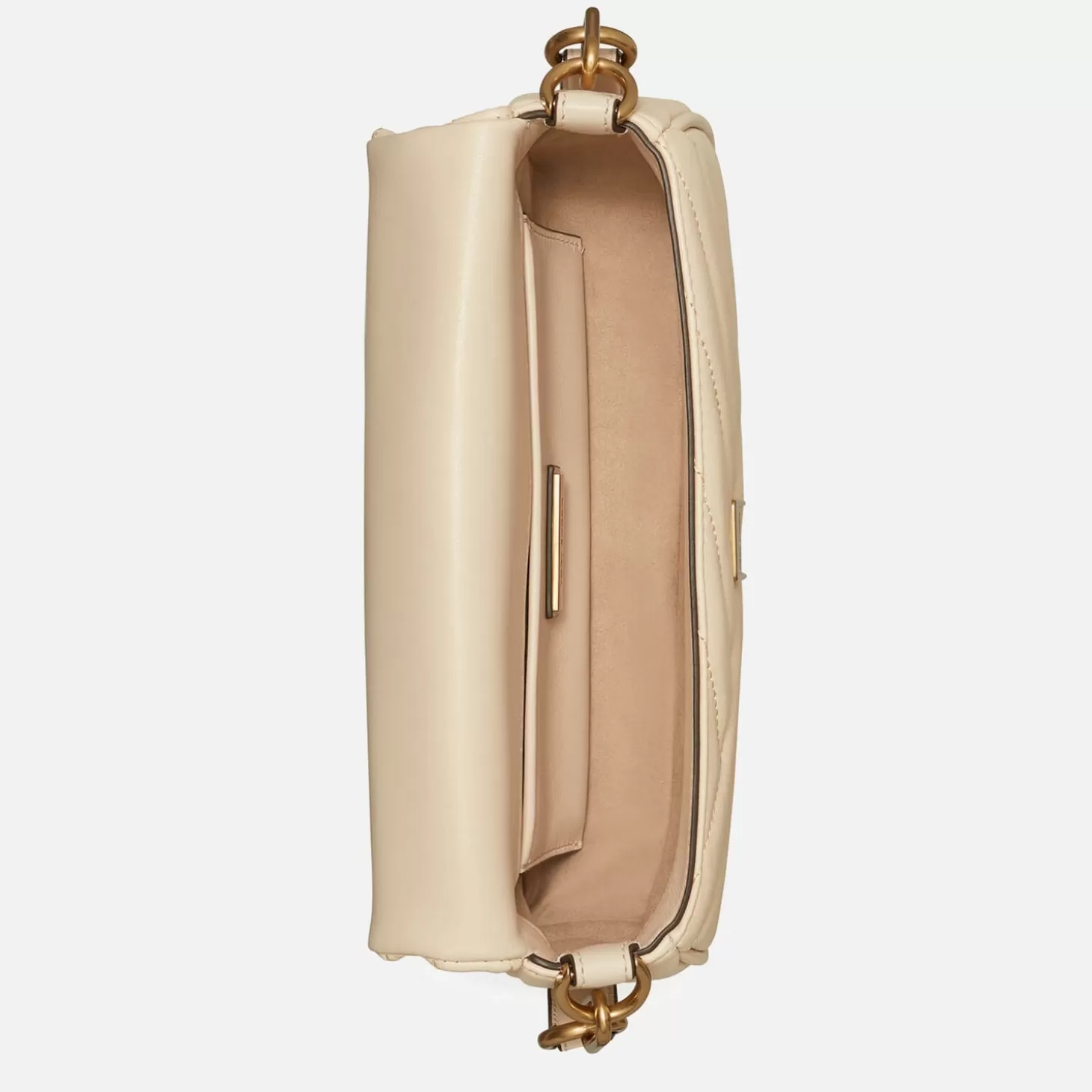 Women's Kira Chevron Small Flap Shoulder Bag - New Cream*Tory Burch Online