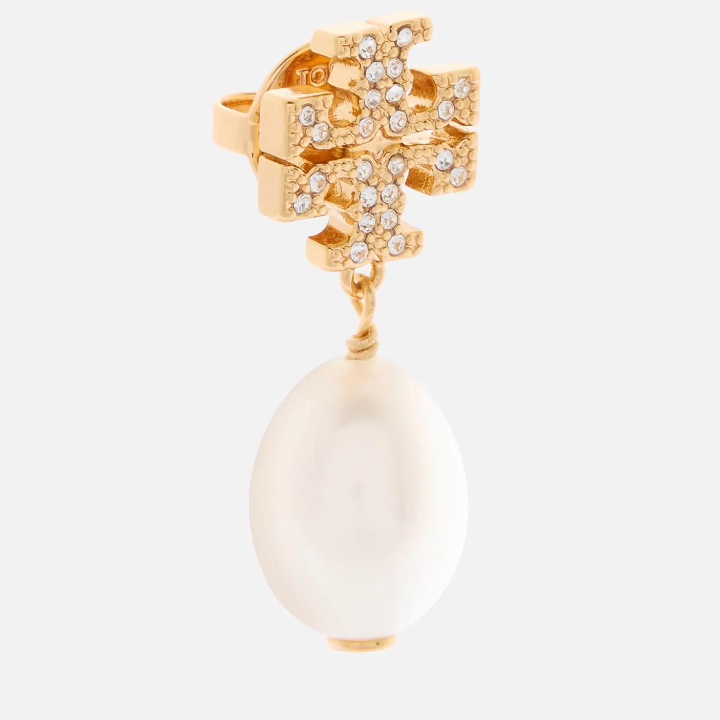 Women's Kira Pave Pearl Drop Earrings - Tory Gold/Pearl*Tory Burch Fashion
