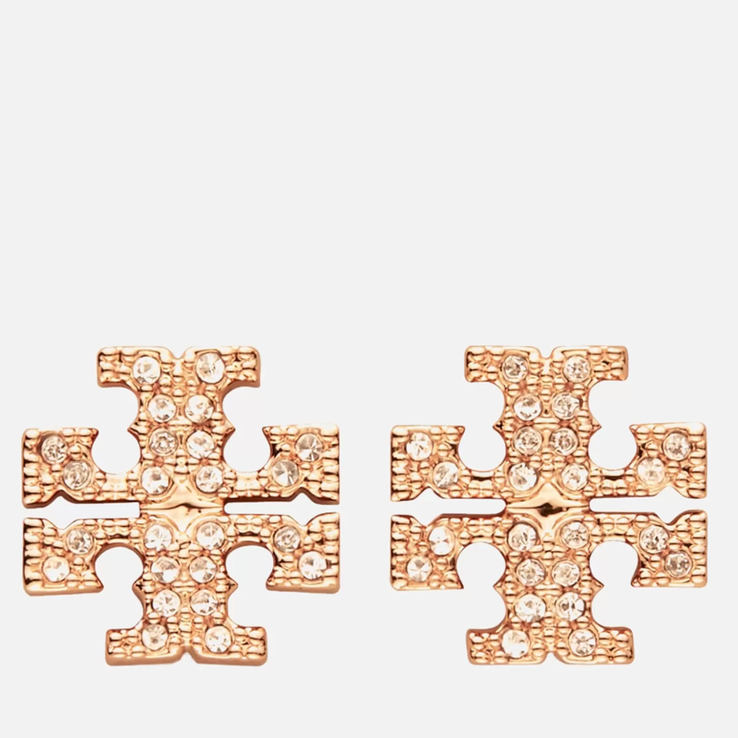 Women's Kira Pave Stud Earring - Rose Gold/Crystal*Tory Burch Outlet