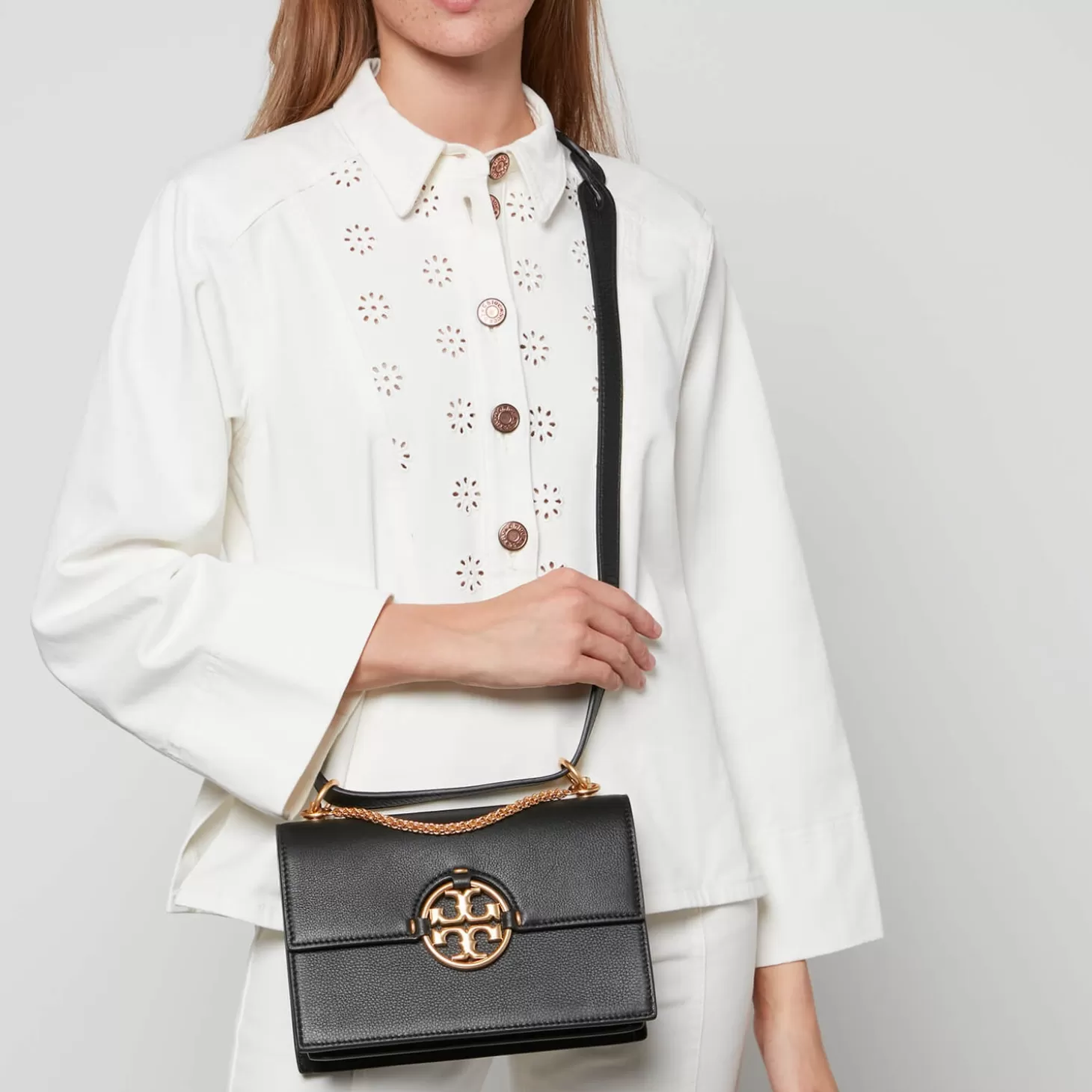 Women's Miller Small Flap Shoulder Bag - Black*Tory Burch Best Sale