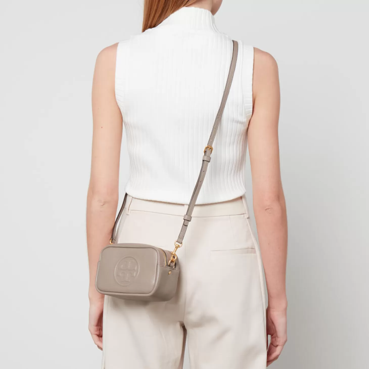 Women's Perry Bombe Mini Bag - Gray Heron*Tory Burch Cheap