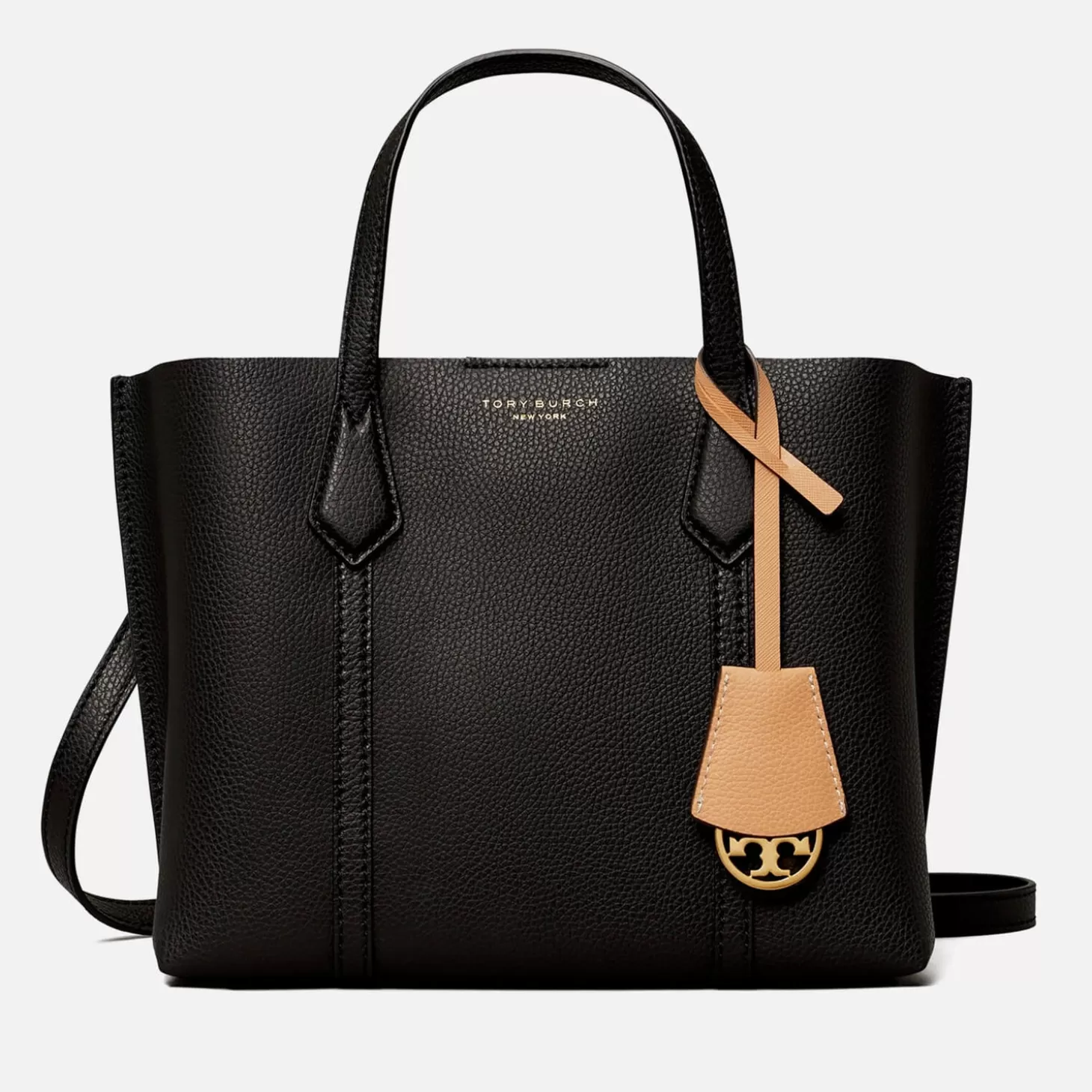 Women's Perry Small Triple Compartment Tote Bag - Black*Tory Burch Flash Sale