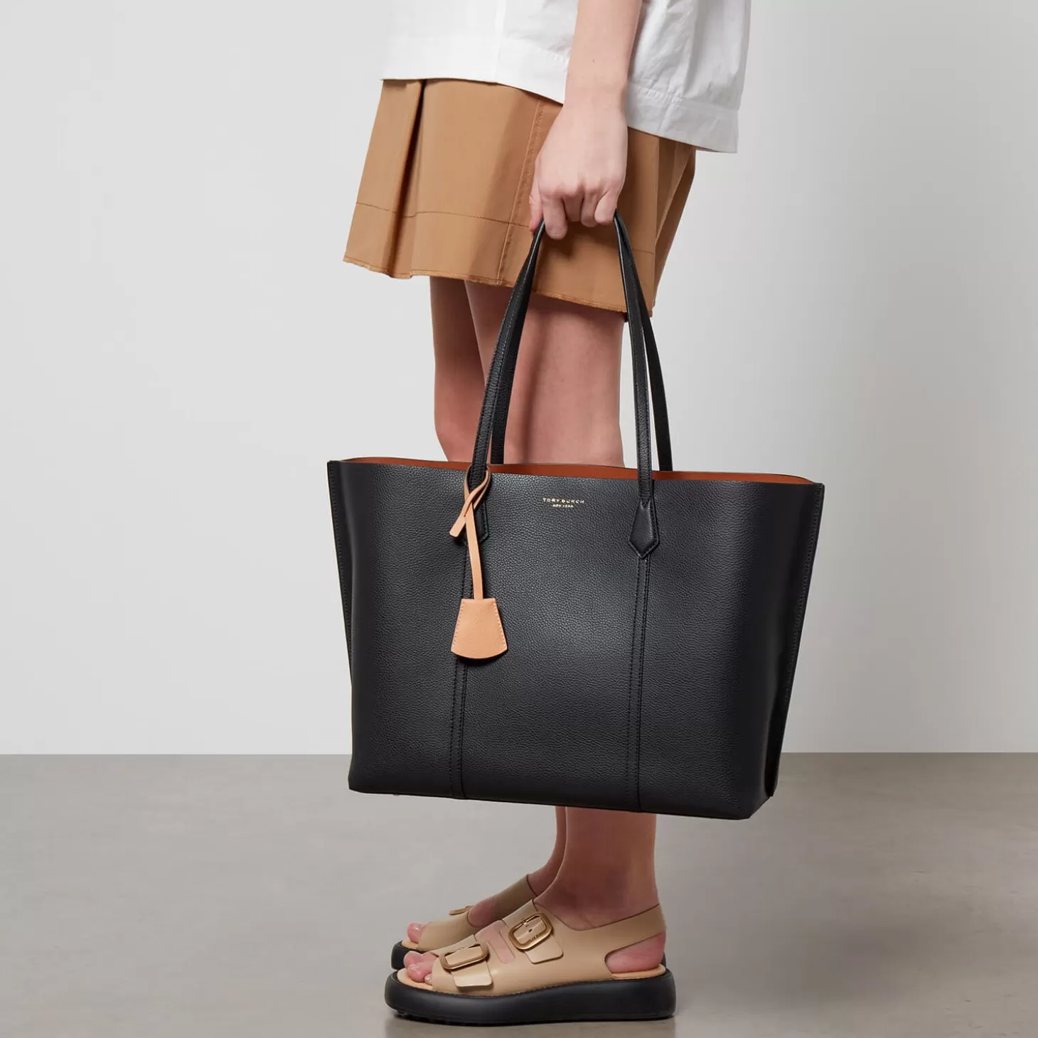 Women's Perry Triple Compartment Tote Bag - Black*Tory Burch Best Sale