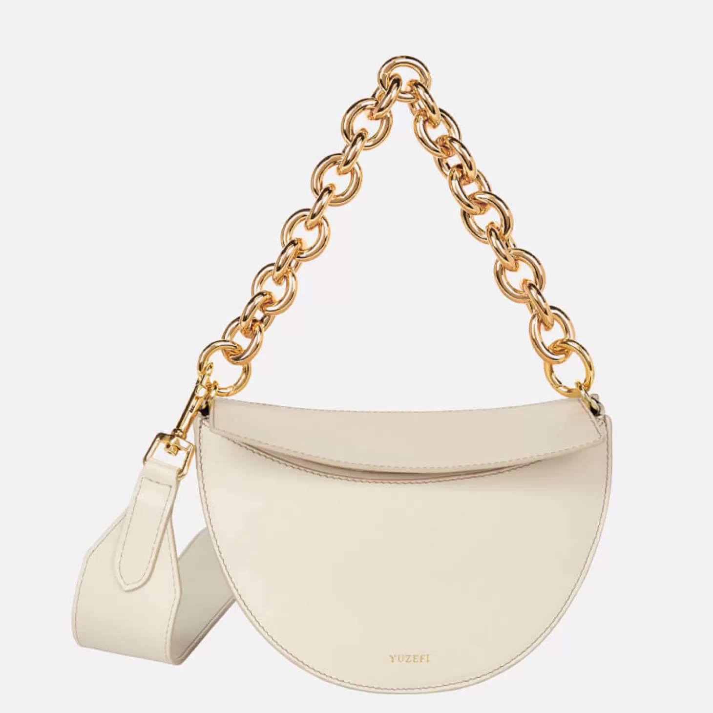 Women's Doris Leather Bag - Oatmeal*Yuzefi New