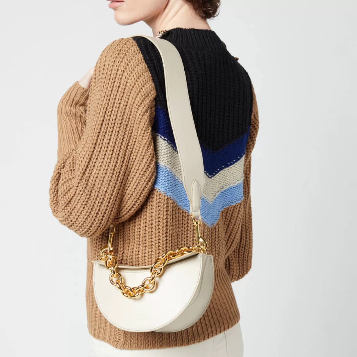 Women's Doris Leather Bag - Oatmeal*Yuzefi New
